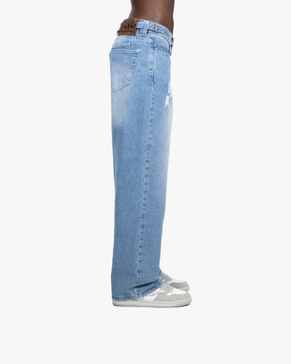 MIRAGE DENIM LIGHT BLUE / WHITE - VICINITY