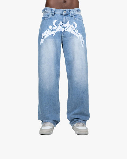 MIRAGE DENIM LIGHT BLUE / WHITE - VICINITY