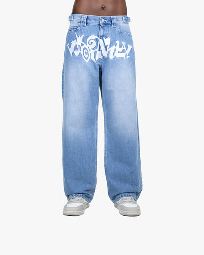 HAVOC DENIM LIGHT BLUE / WHITE - VICINITY