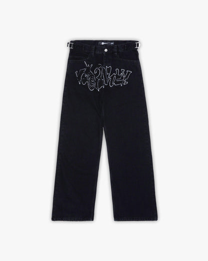 CHENILLE HAVOC DENIM BLACK / WHITE - VICINITY