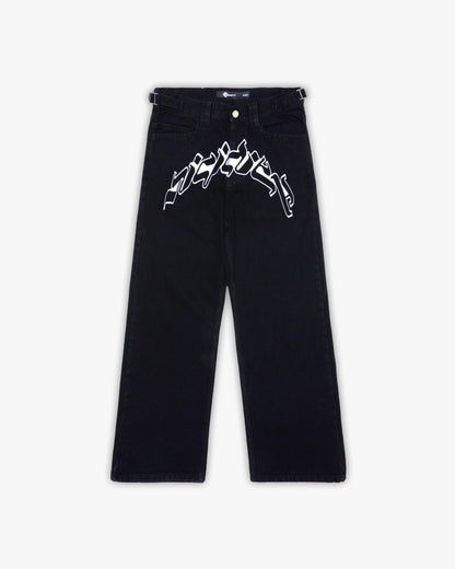 OUTLINED MIRAGE DENIM BLACK / WHITE - VICINITY