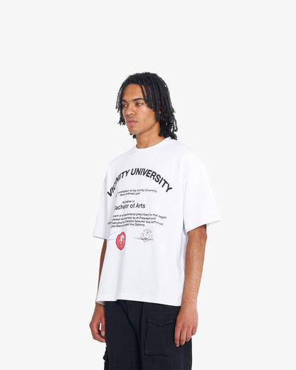 UNIVERSITY TEE WHITE - VICINITY