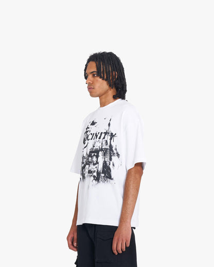 HAUNTED HOUSE TEE WHITE - VICINITY