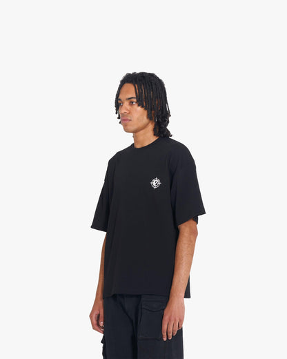 V-LOGO TEE BLACK - VICINITY