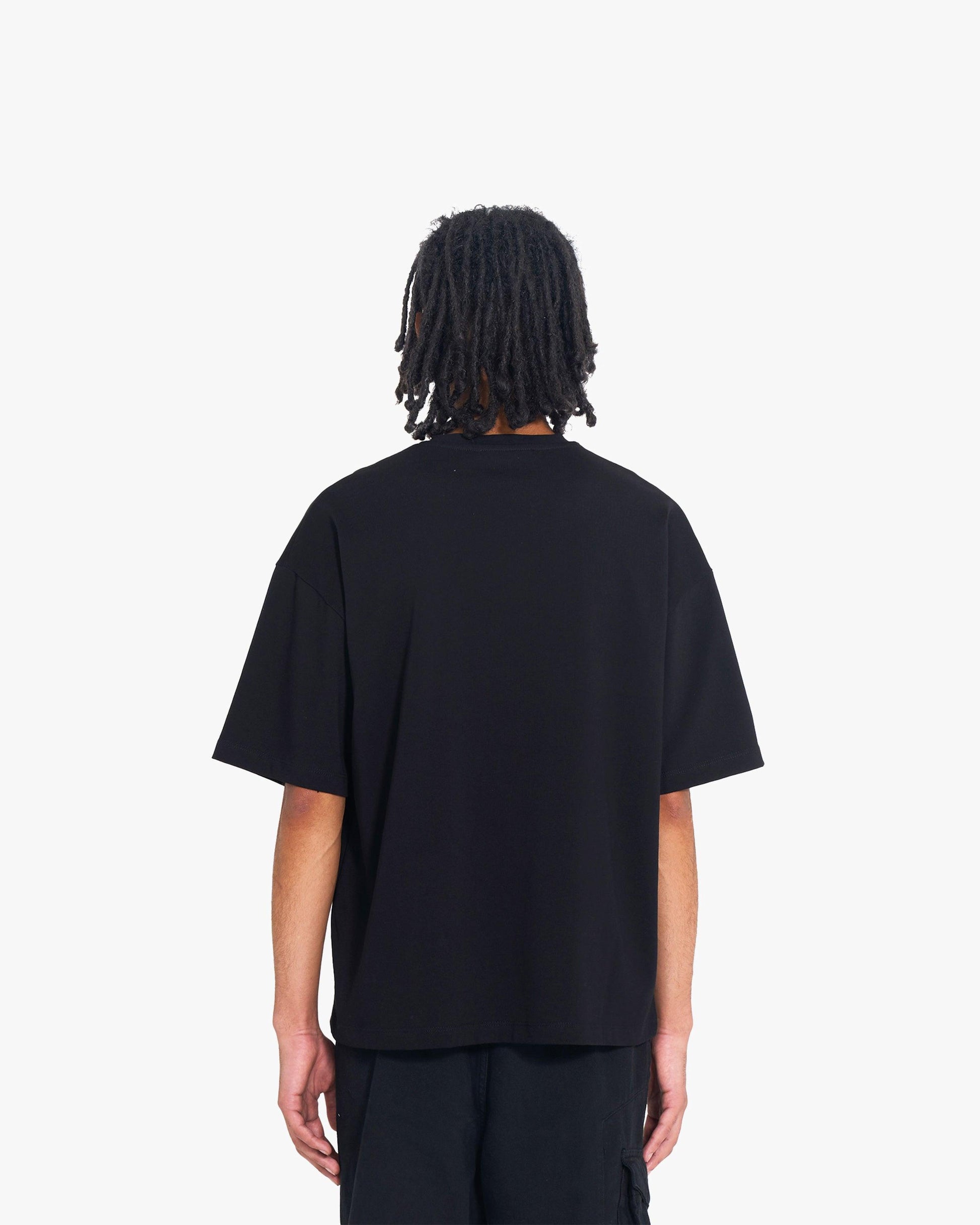 V-LOGO TEE BLACK - VICINITY