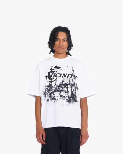 HAUNTED HOUSE TEE WHITE - VICINITY