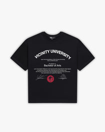 UNIVERSITY TEE BLACK