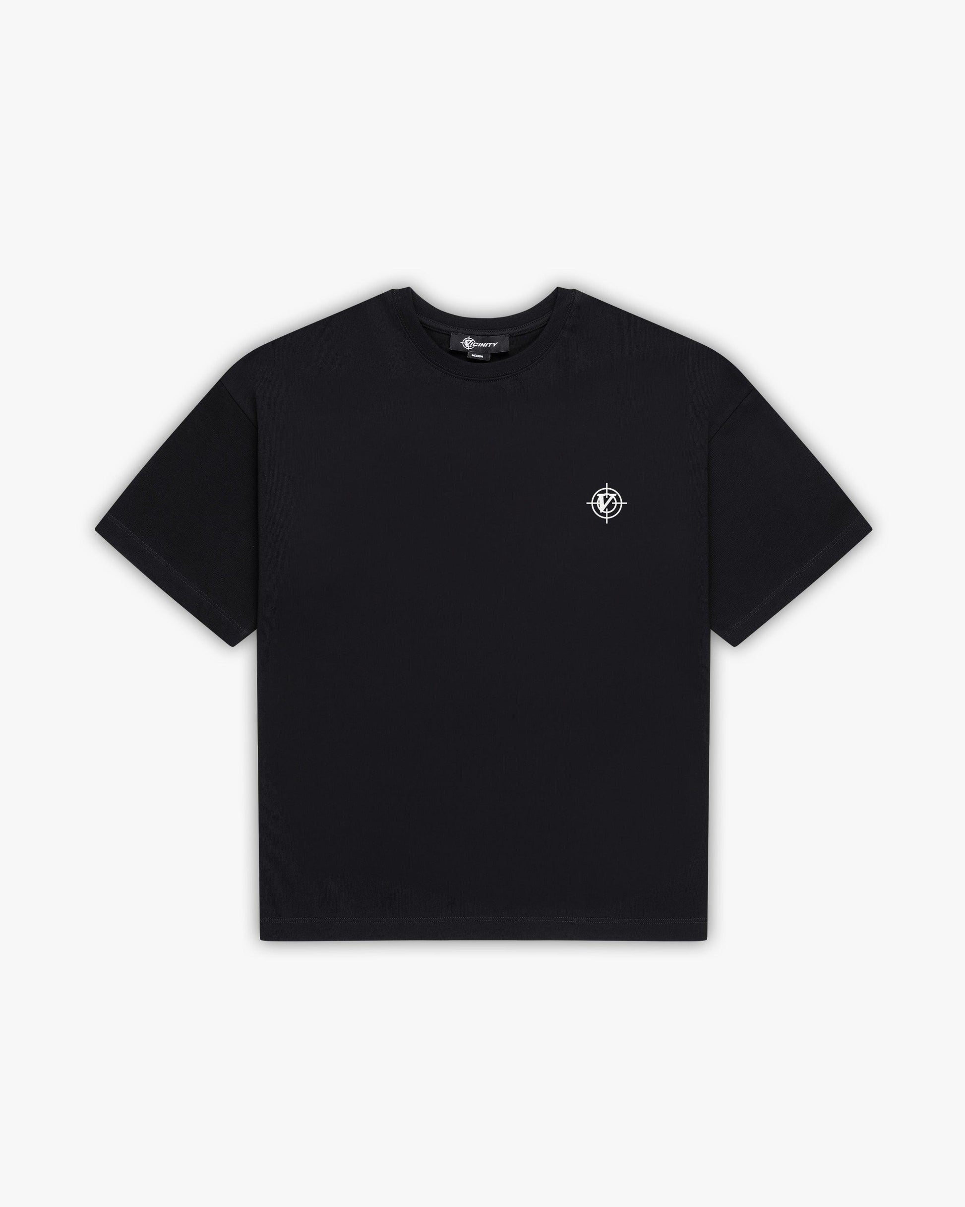 V-LOGO TEE BLACK - VICINITY