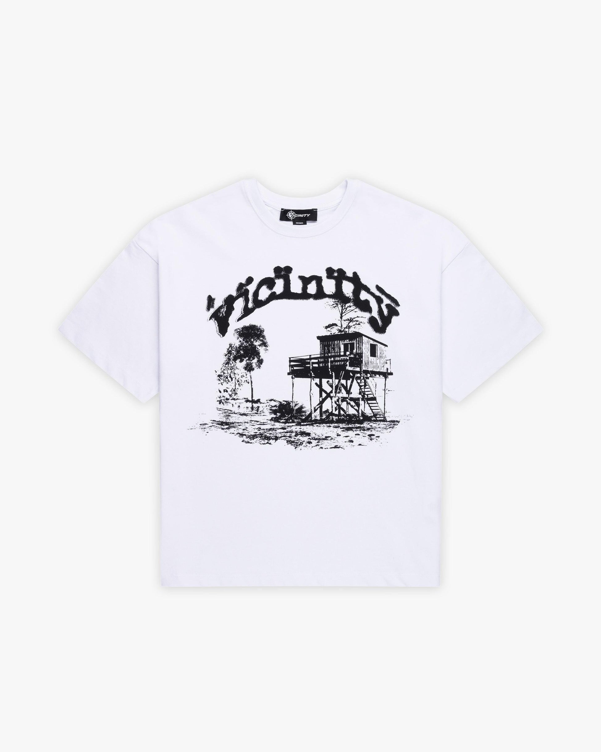 SHOOTING HOUSE TEE WHITE - VICINITY