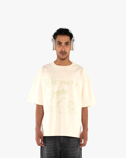 CAMPFIRE TEE CREAMWHITE - VICINITY