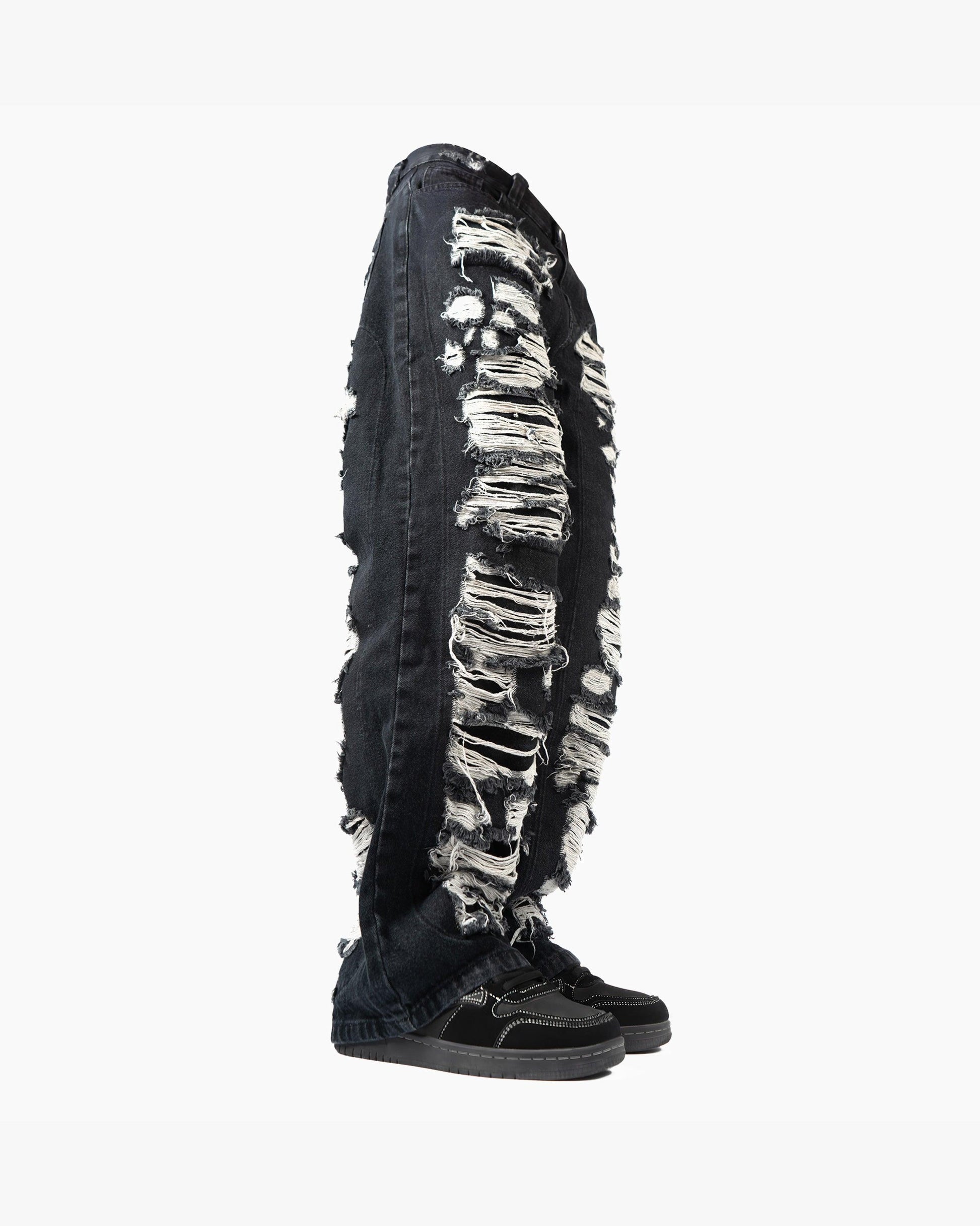 DISTRESSED DENIM BLACK - VICINITY