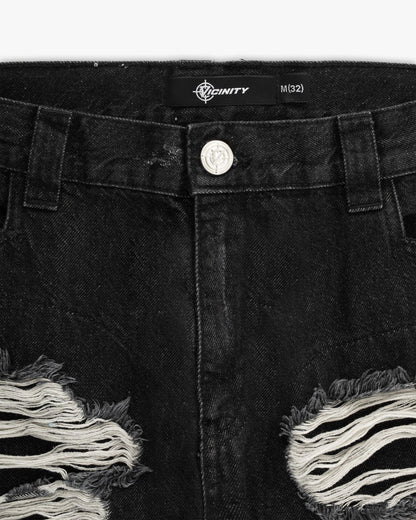 DISTRESSED DENIM BLACK - VICINITY