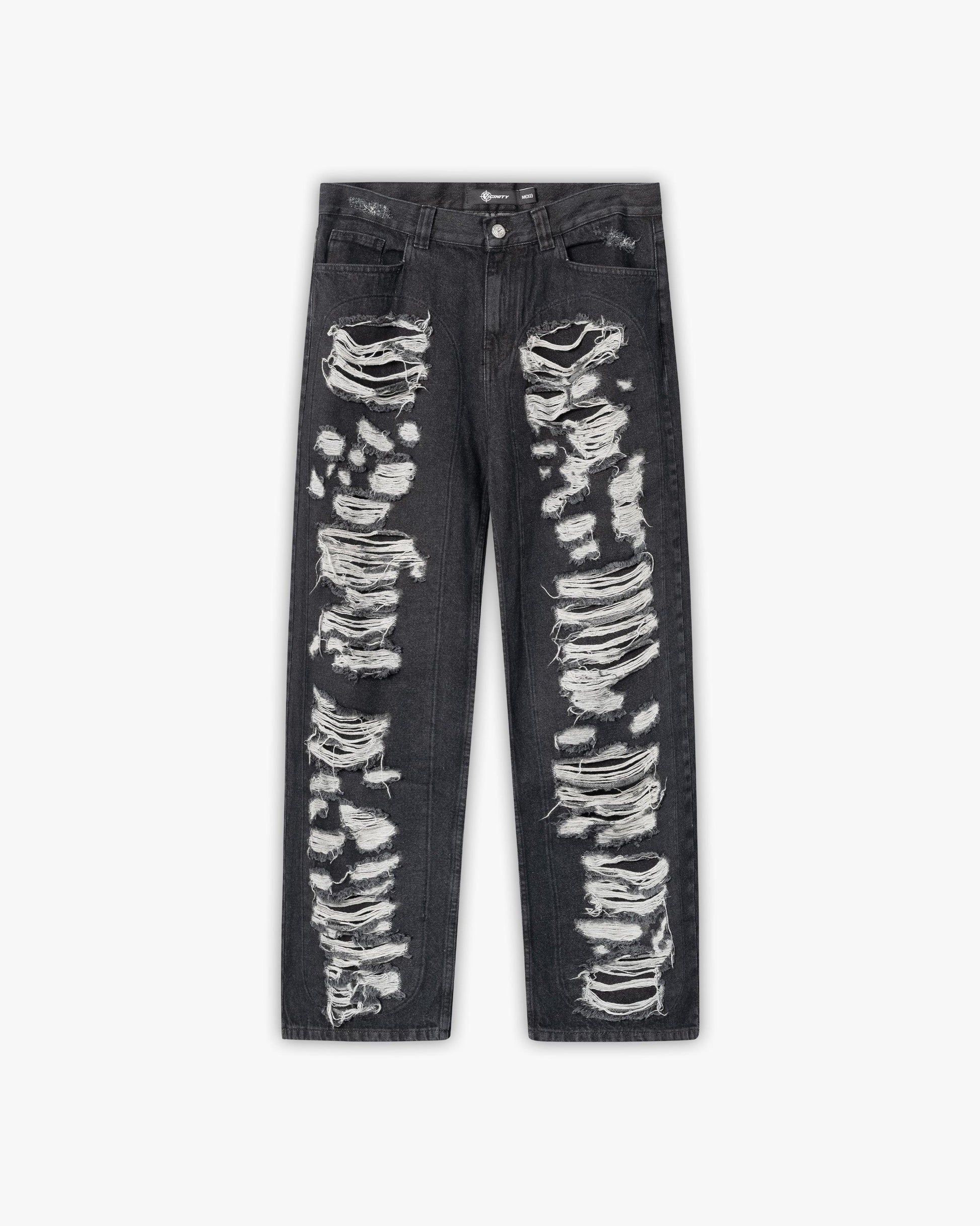 DISTRESSED DENIM BLACK - VICINITY